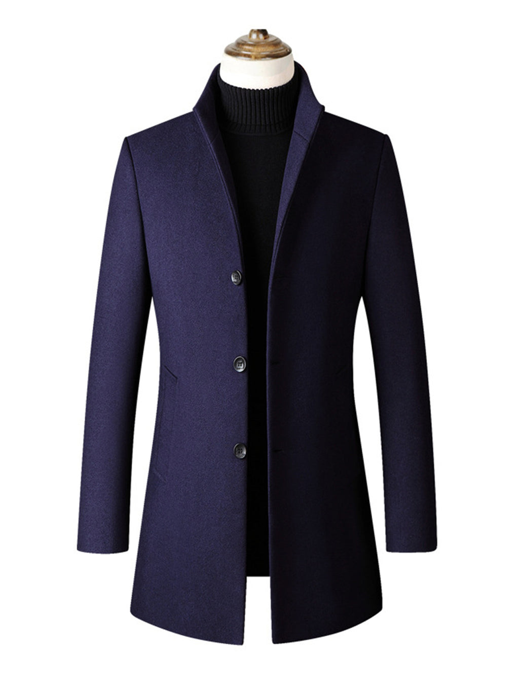 Trench en laine, 40 % laine, velours, photo 24