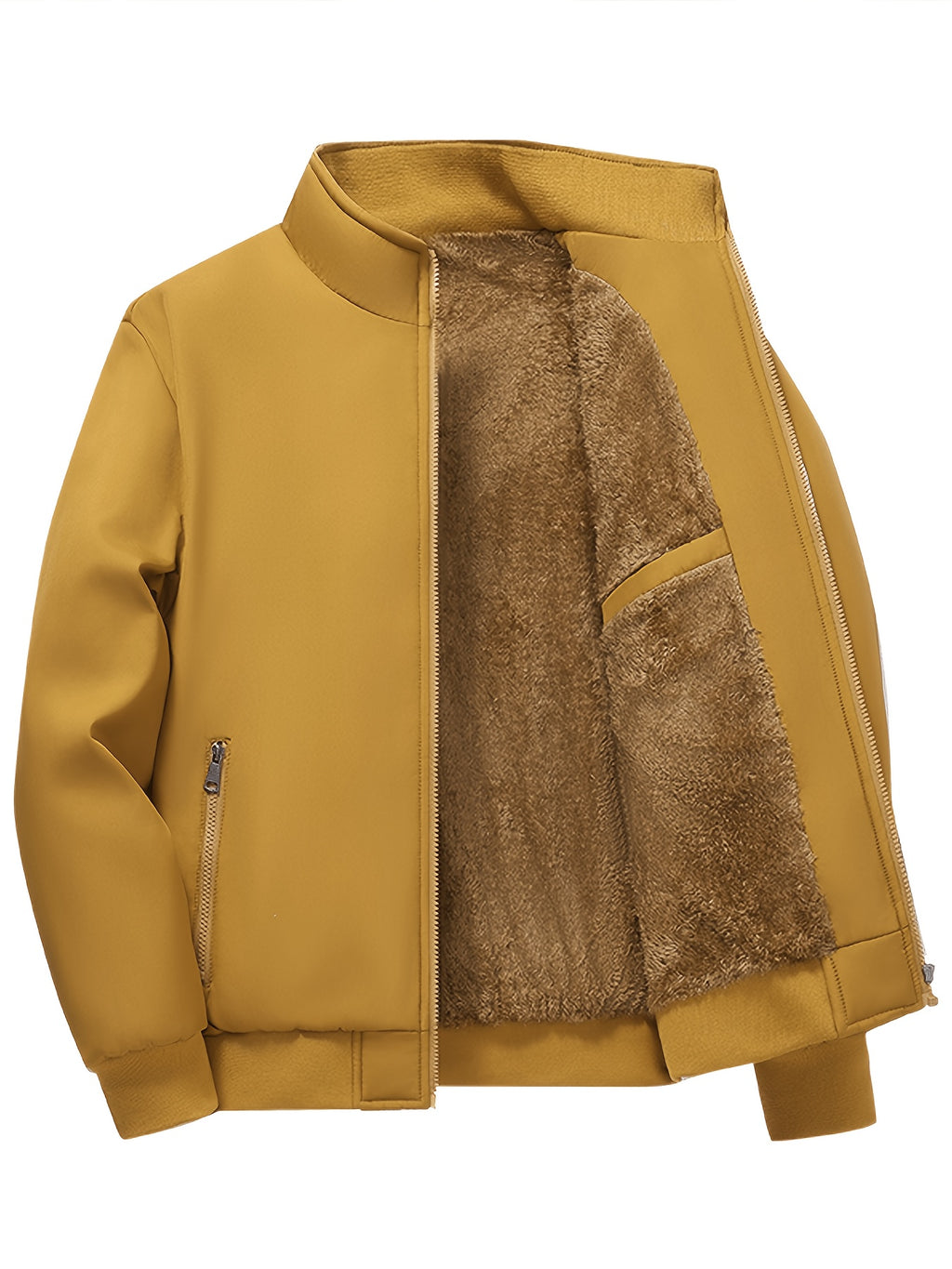 Veste, à col montant, brun jaunâtre, photo 16