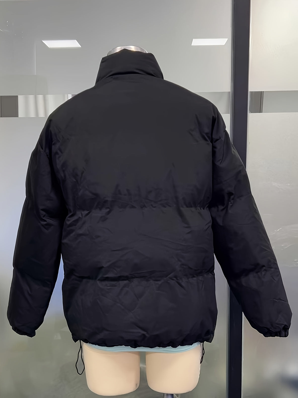Veste matelassée pour homme, à col montant, beige