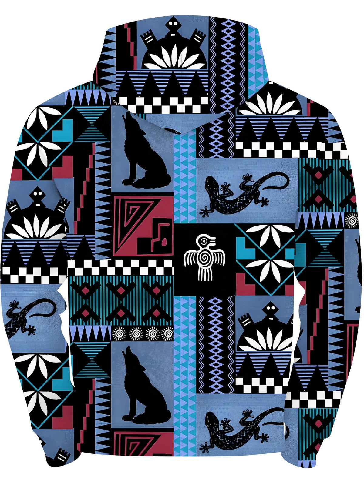 Veste pour homme, à capuche, couleurs mélangées
