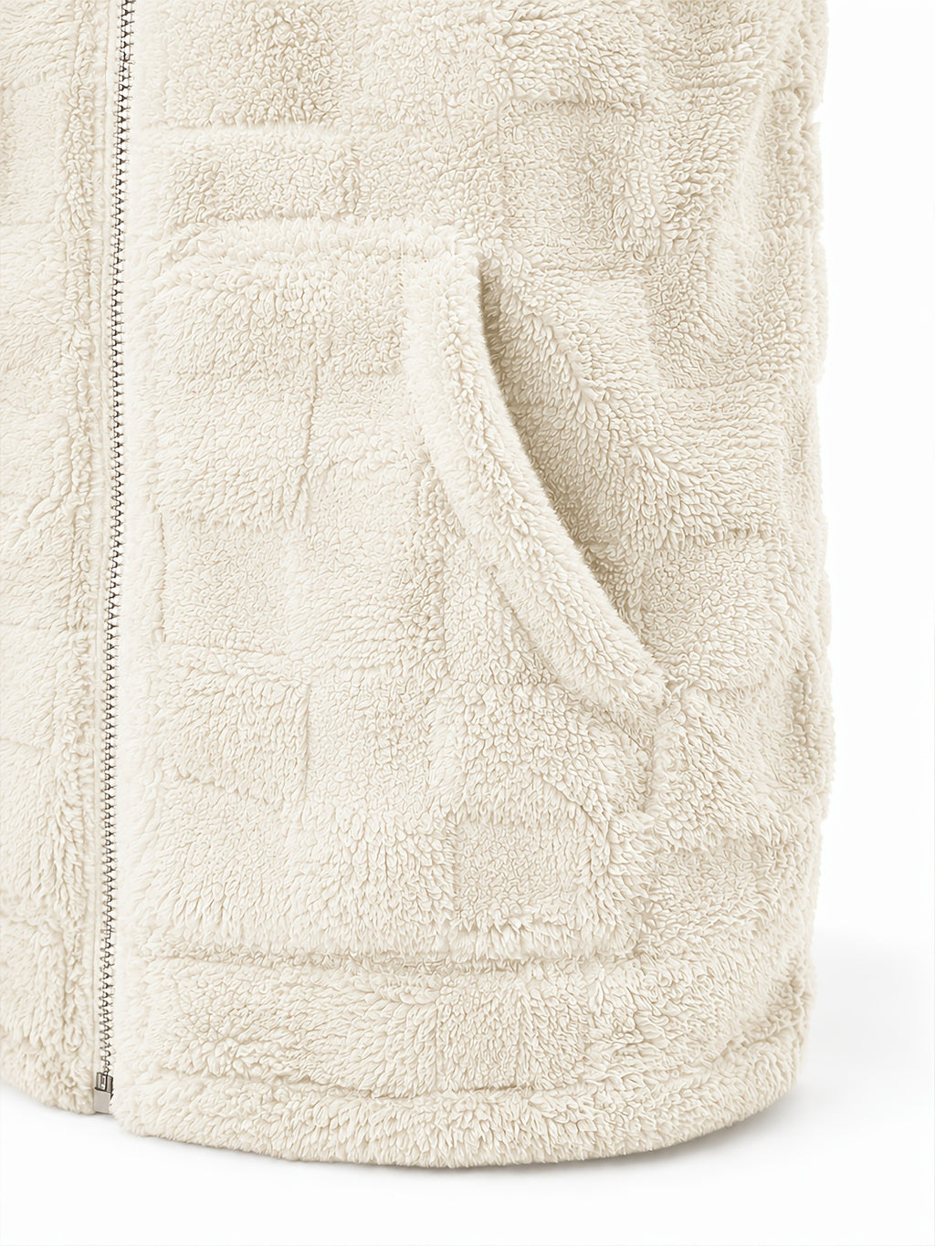 Veste matelassée pour homme, polaire, à capuche, vert clair