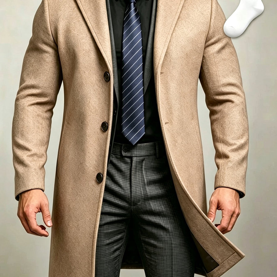 Trench, à revers, vert olive, coloris kaki