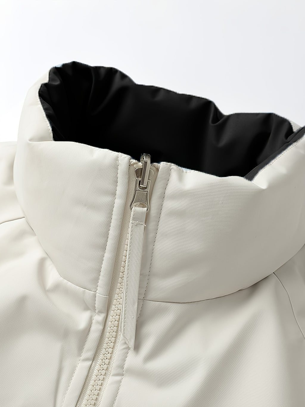 Manteau pour homme, réversible, à col montant