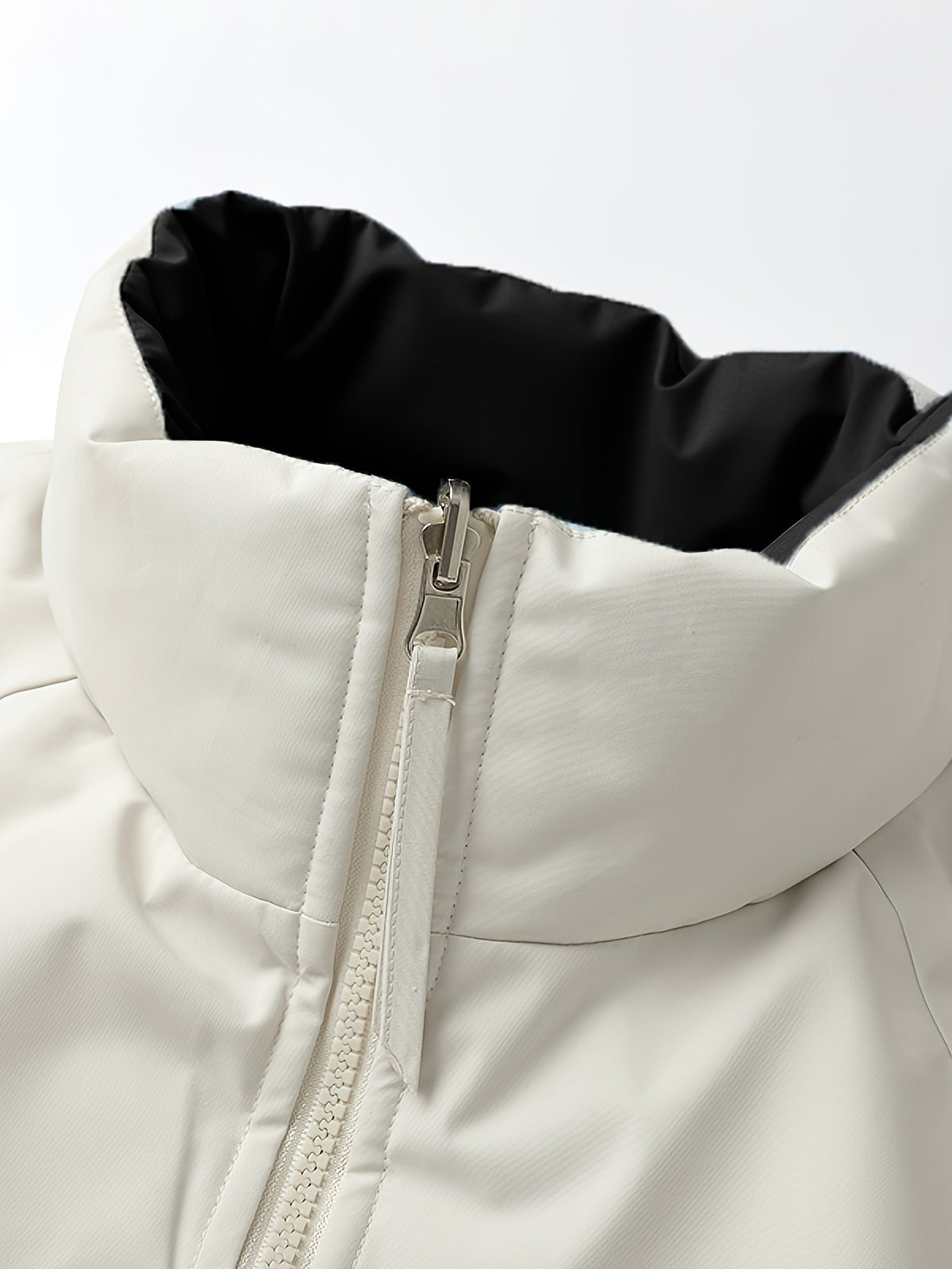 Manteau pour homme, réversible, à col montant