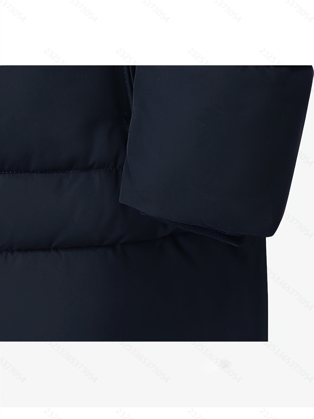 Pardessus matelassé long pour homme, à capuche