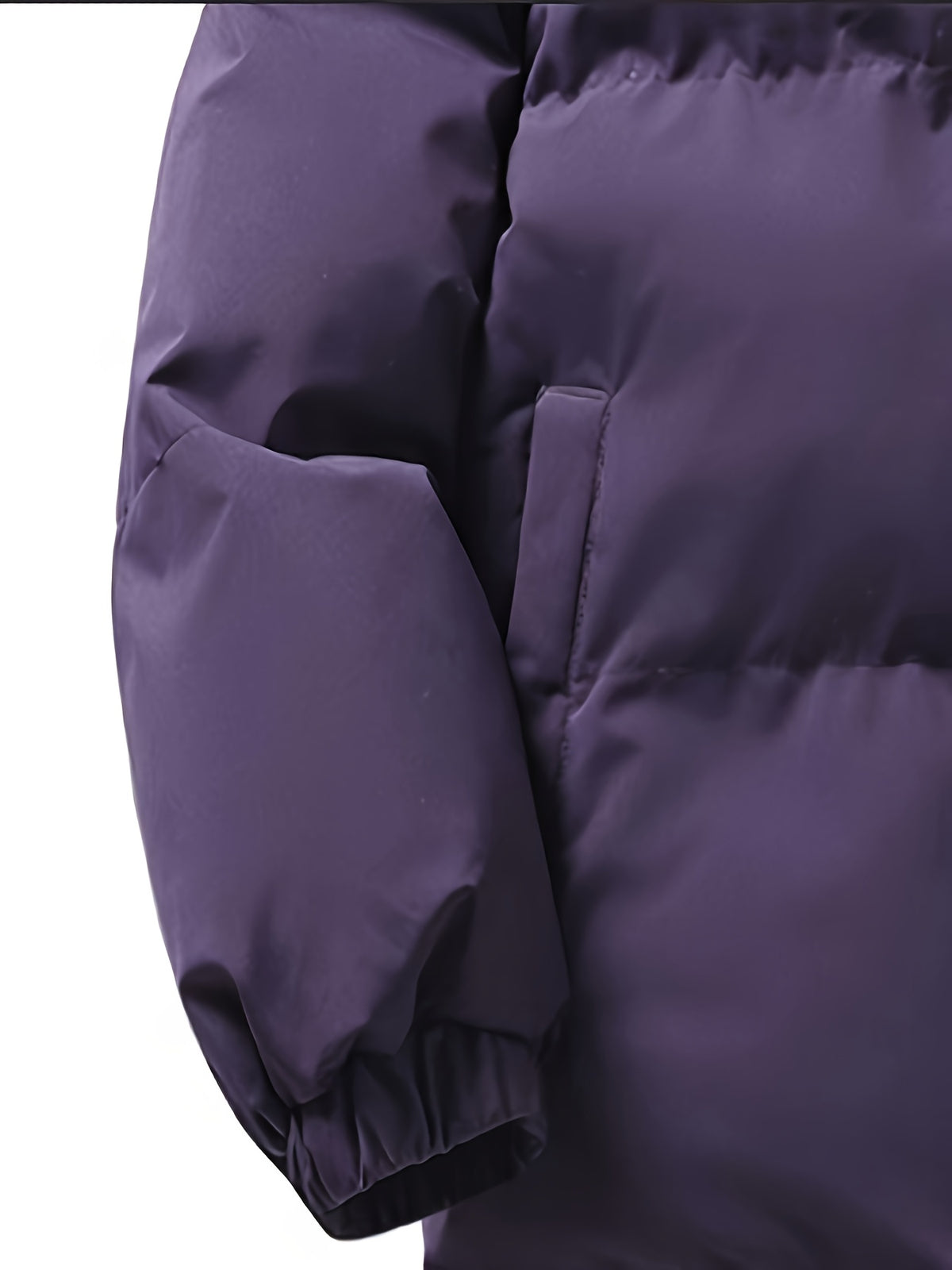 Veste pour homme, à col montant, bourgogne