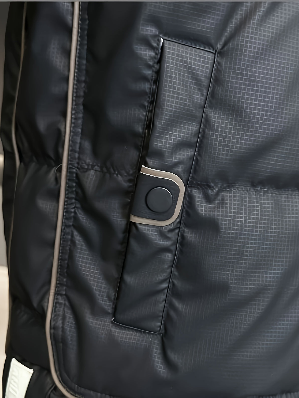 Manteau pour homme, à col montant, col montant