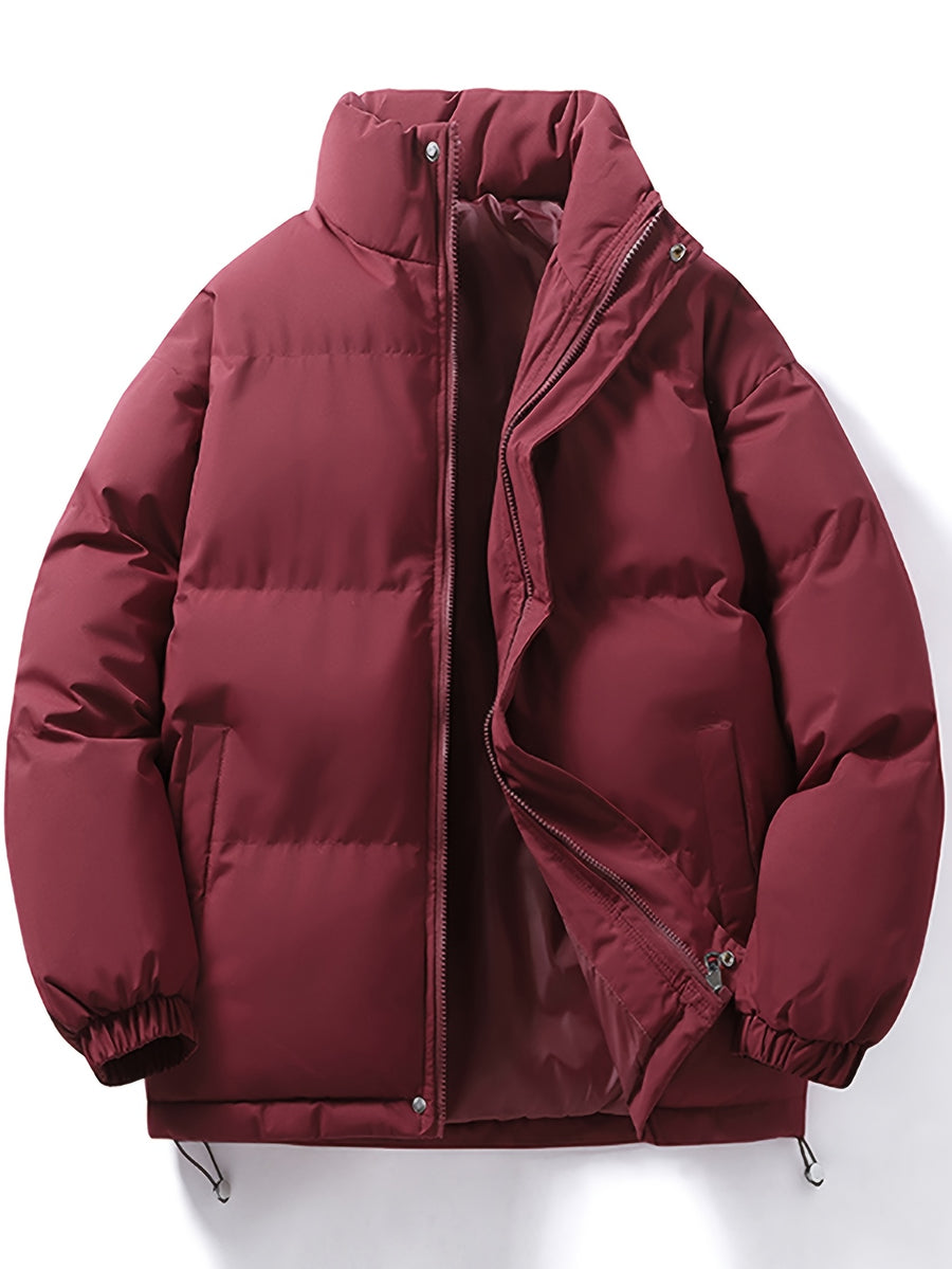 Veste, à col montant, blanc, photo 9