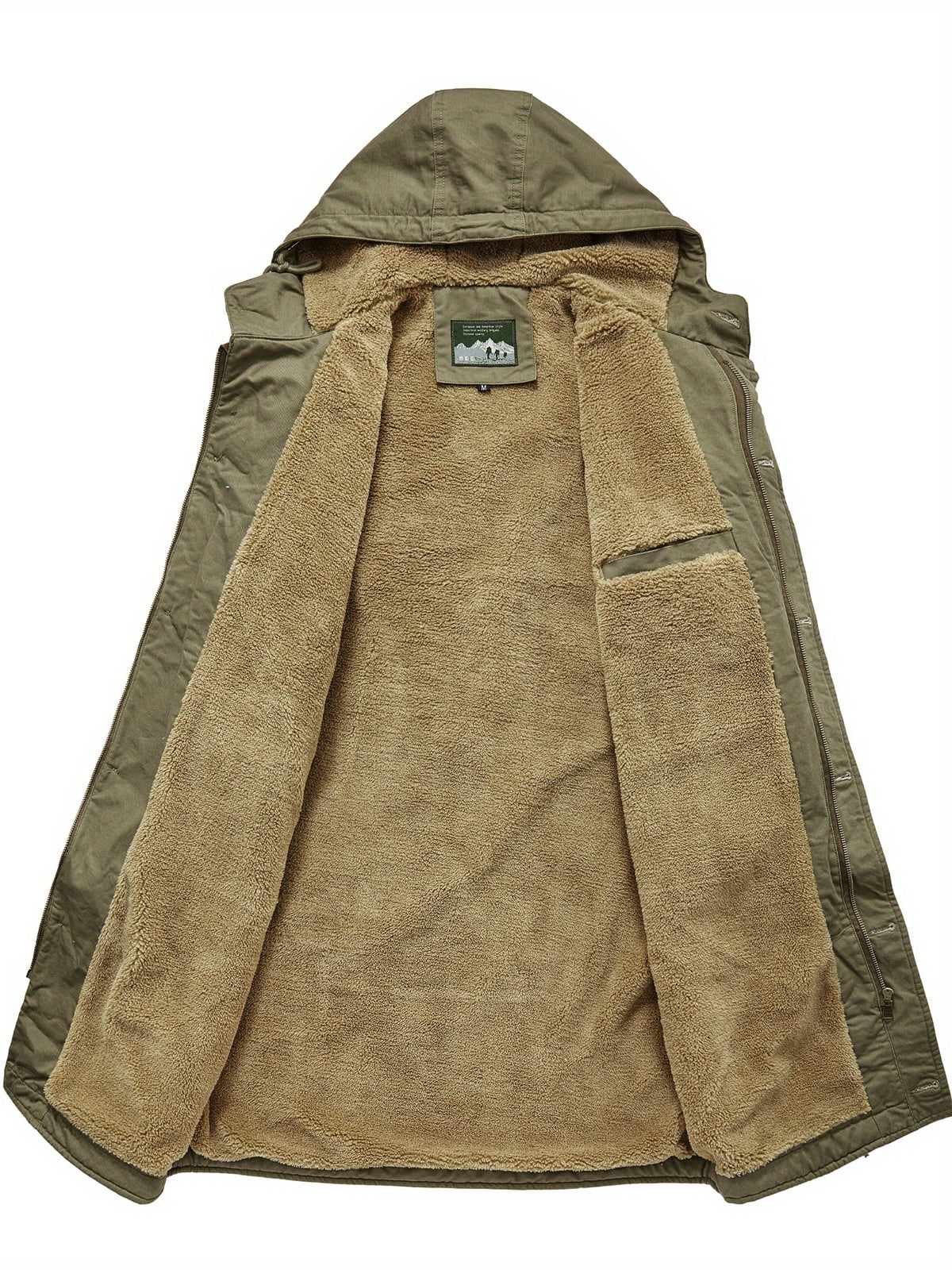 Manteau pour homme, à capuche, modele 2