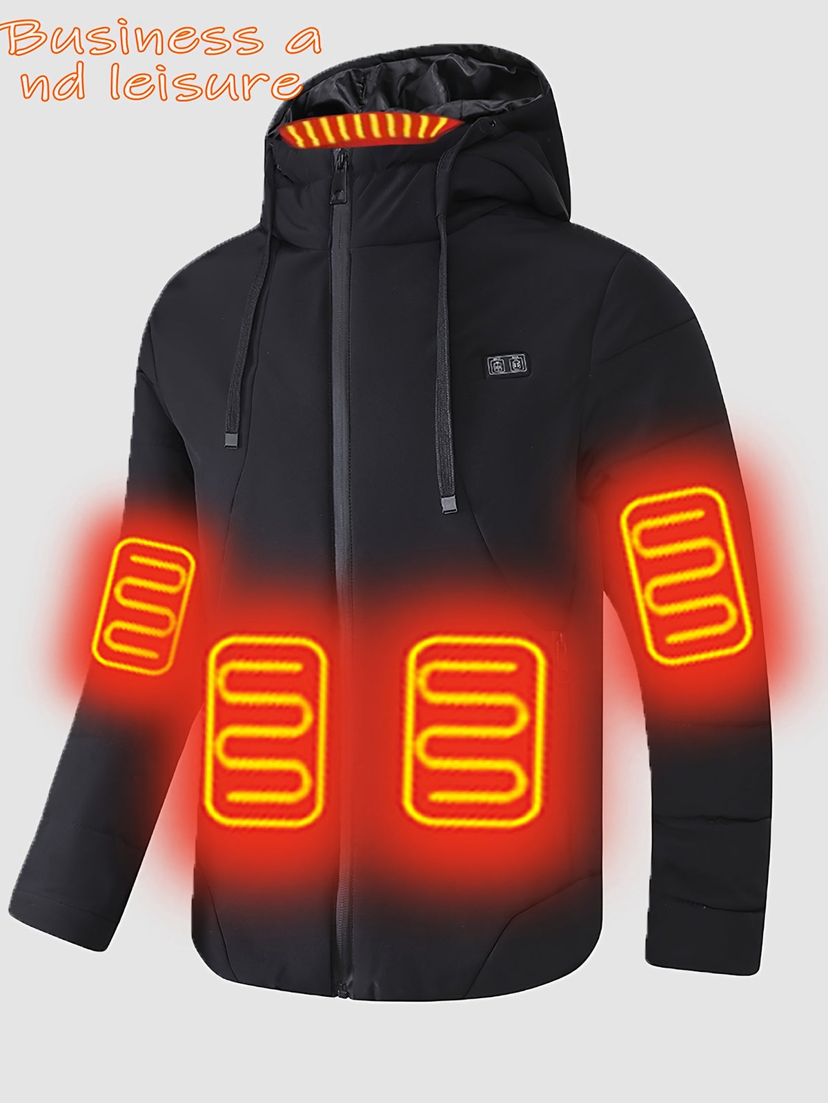 Manteau pour homme, à capuche, modele 4