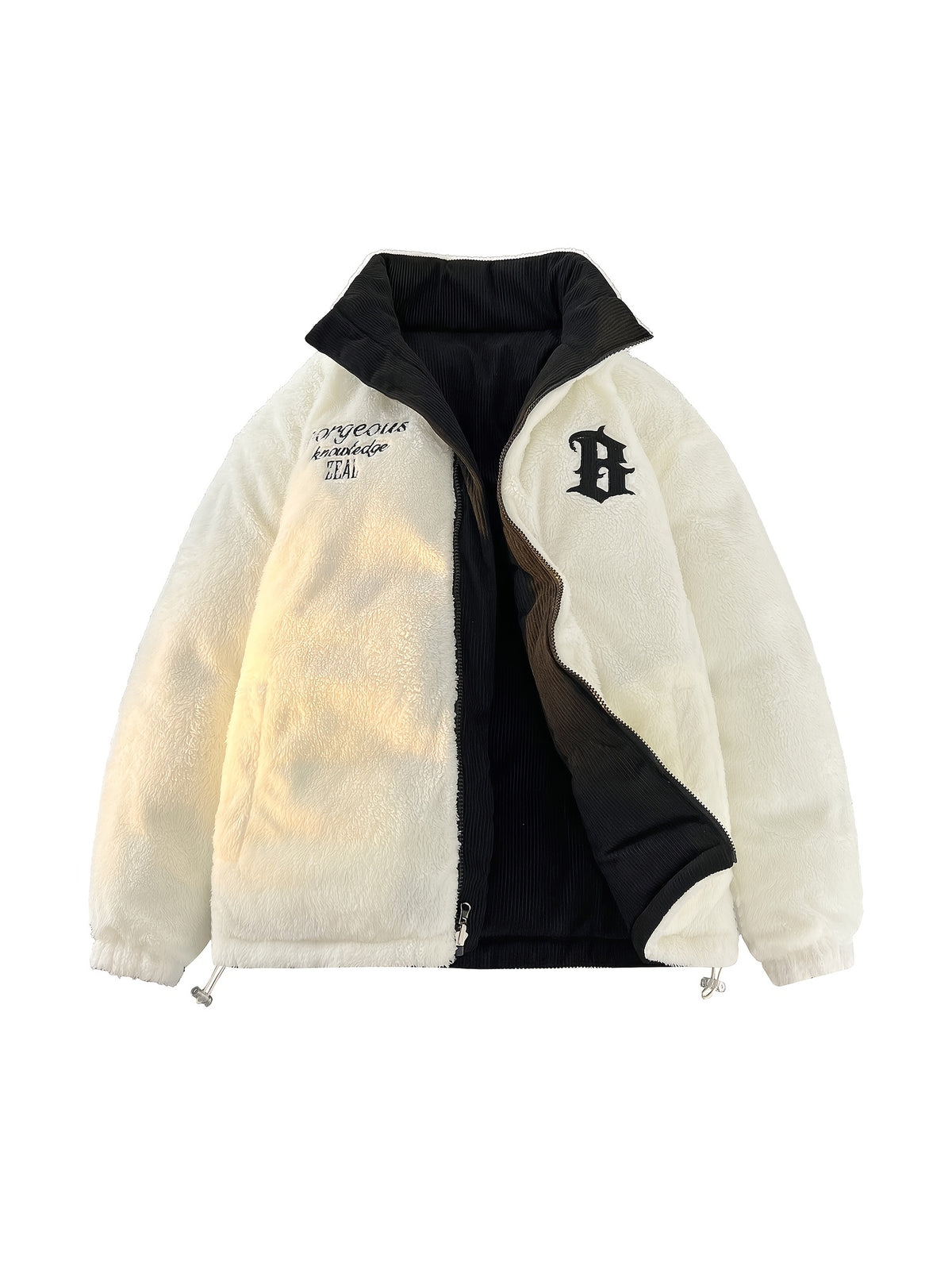 Manteau pour homme, coupe-vent, à col montant