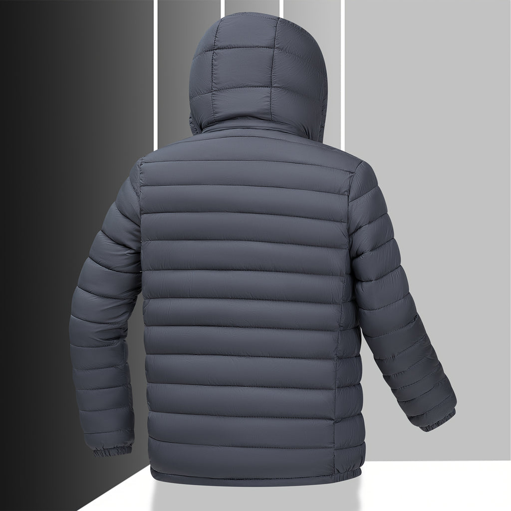 Veste matelassée pour homme, imperméable, à capuche