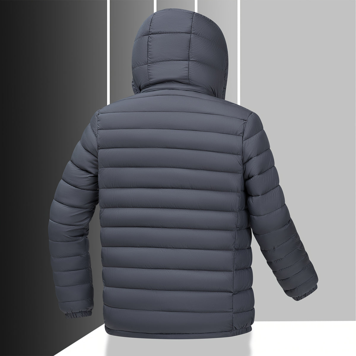 Veste matelassée pour homme, imperméable, à capuche
