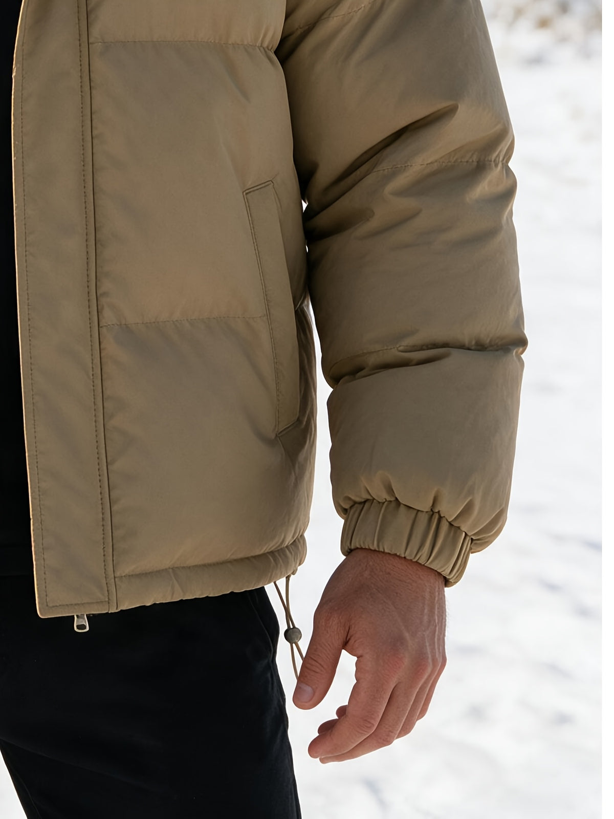 Veste pour homme, à capuche, violet