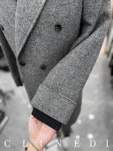 Veste en laine, 50 % laine, à revers