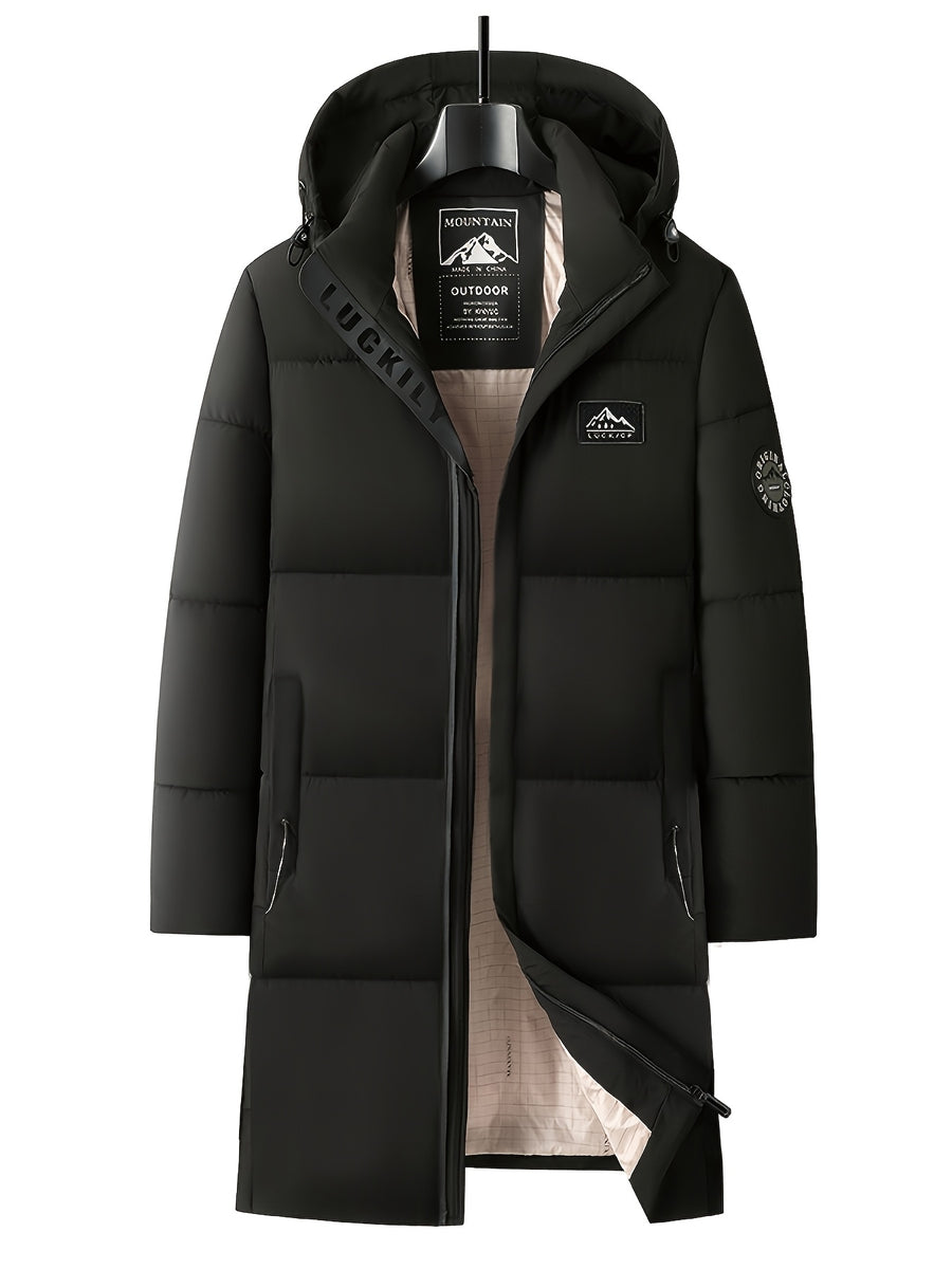 Manteau matelassé, coupe-vent, à capuche, rouge, photo 7