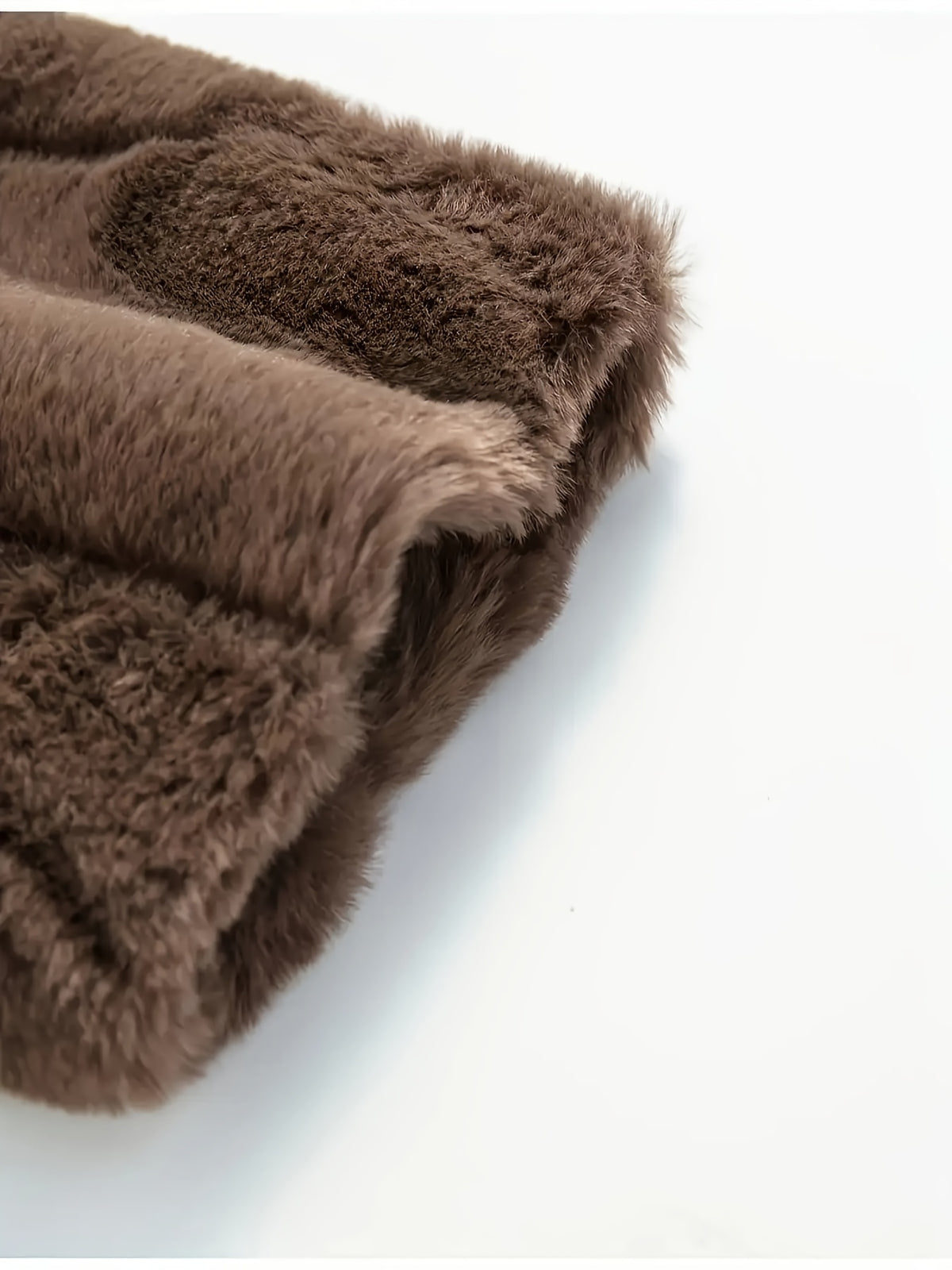 Veste long pour homme, polaire, à revers
