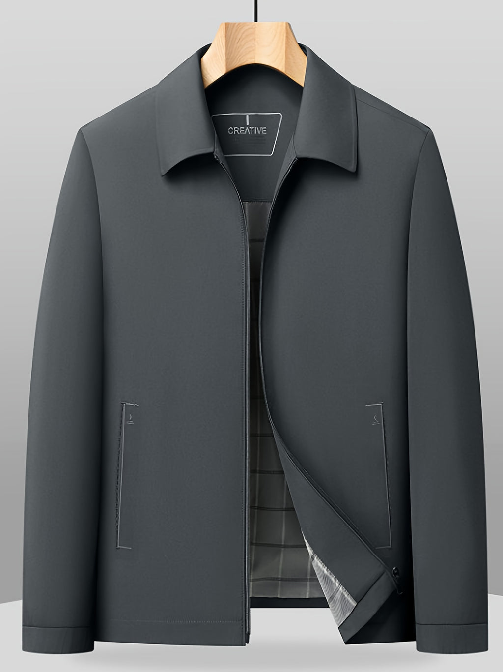 Veste pour homme, à revers, jd1008 xing - 407 noir
