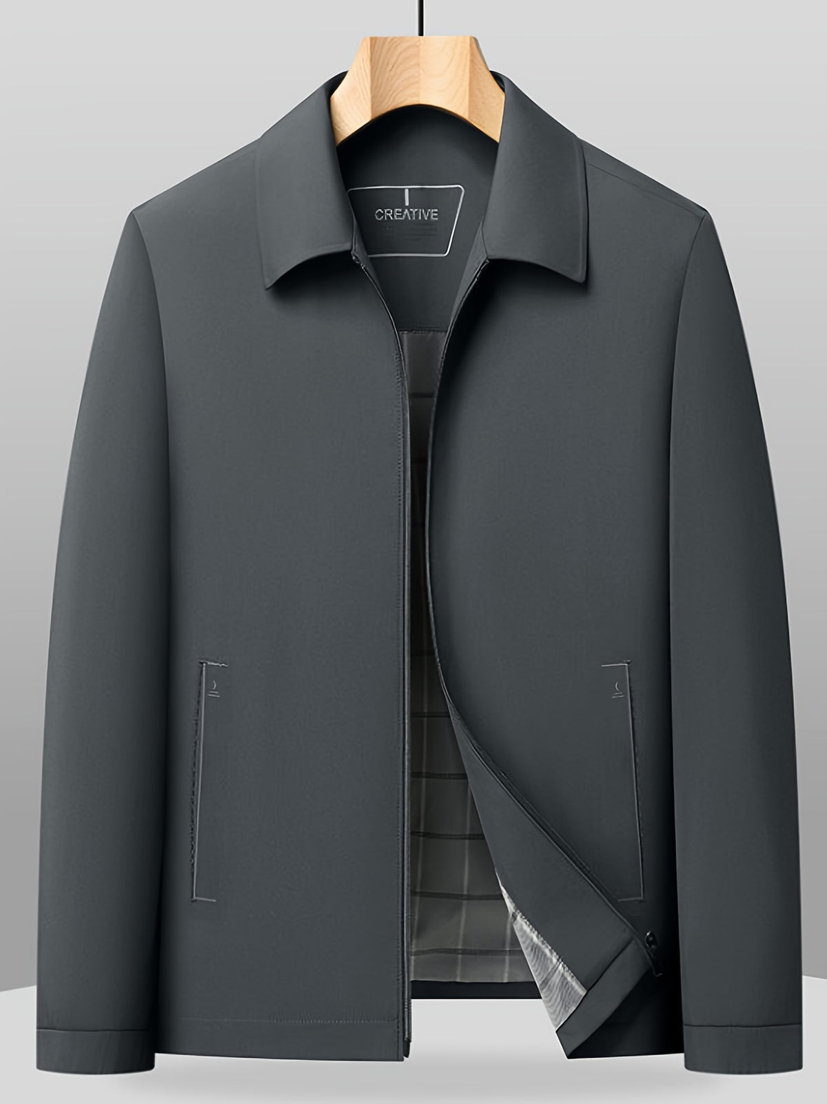 Veste pour homme, à revers, jd1008 xing - 407 noir