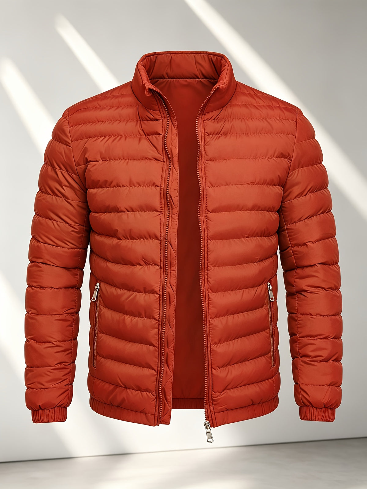 Veste pour homme, coupe-vent, à col montant