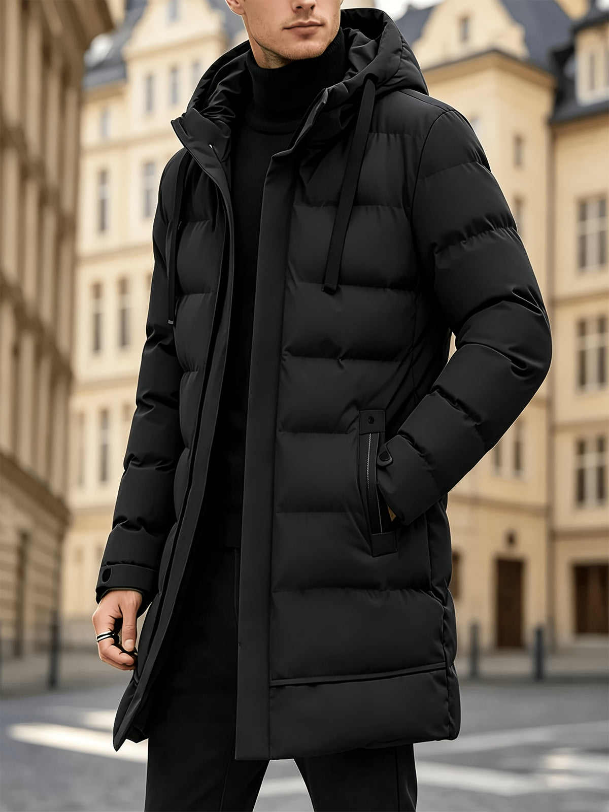 Veste pour homme, à capuche, modele 13