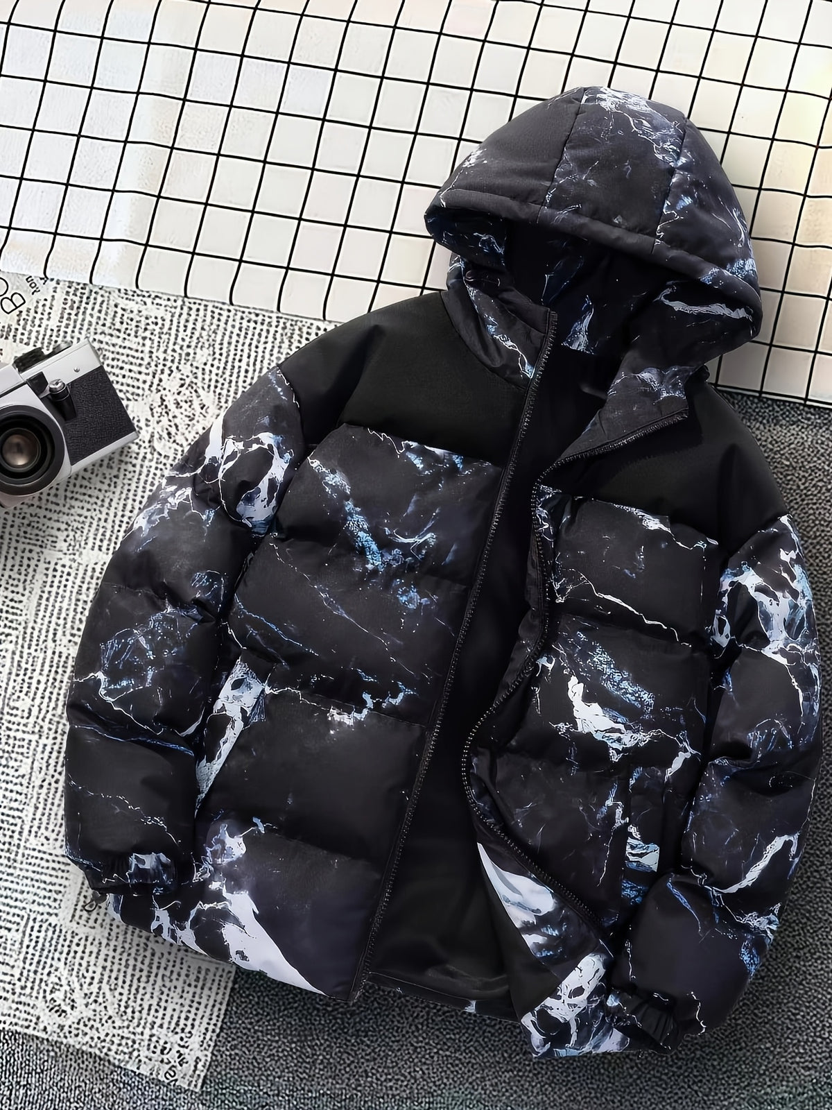 Veste pour homme, à capuche, modele 21