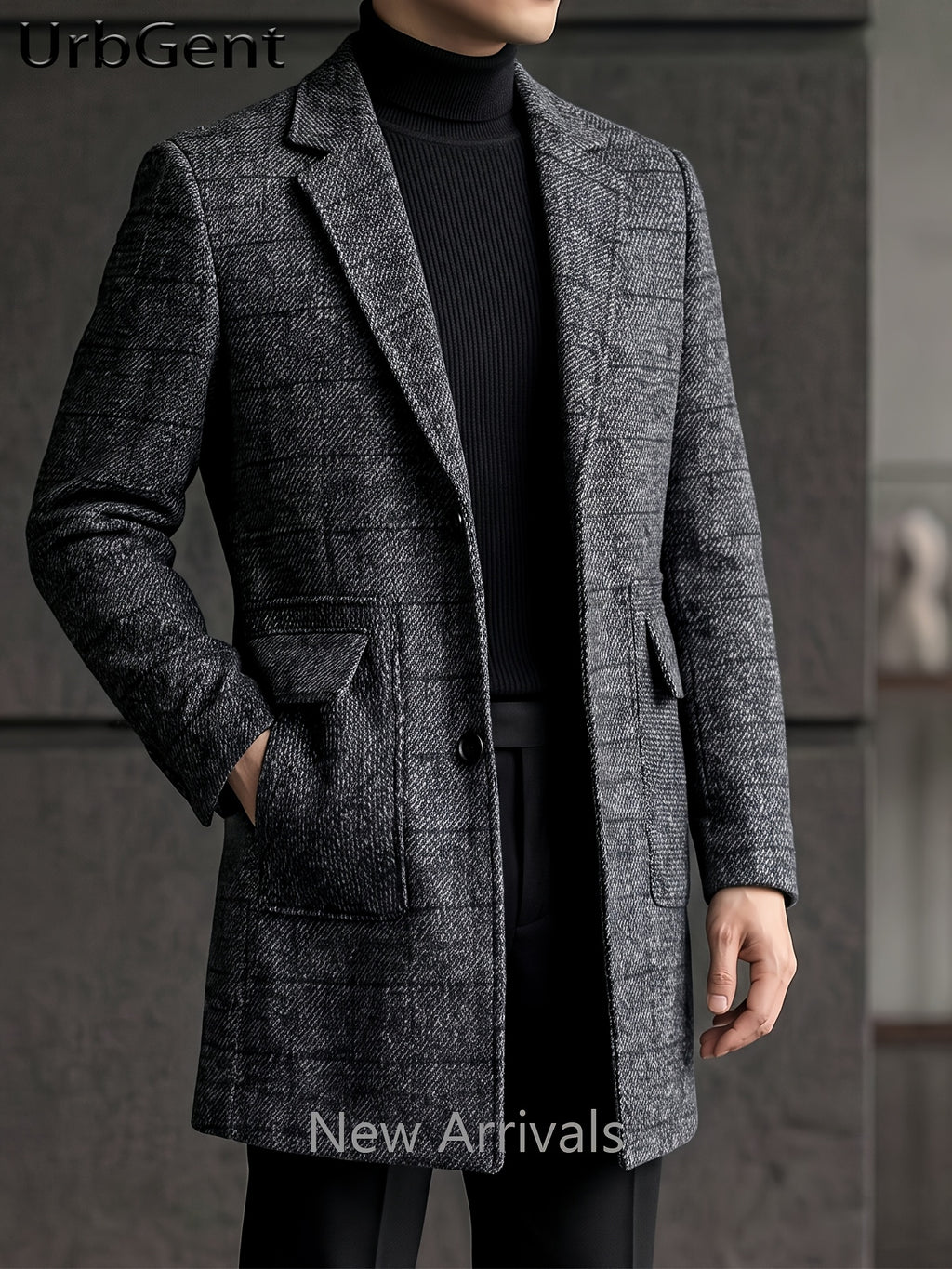 Manteau, 20 % laine, tweed, photo 9