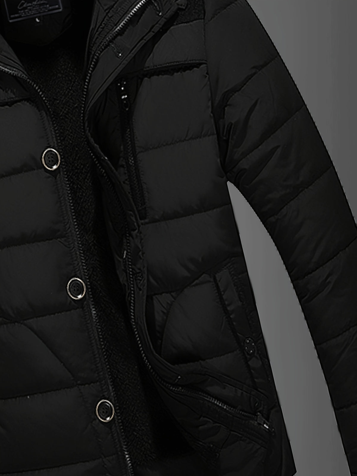 Veste matelassée pour homme, à capuche, rouge