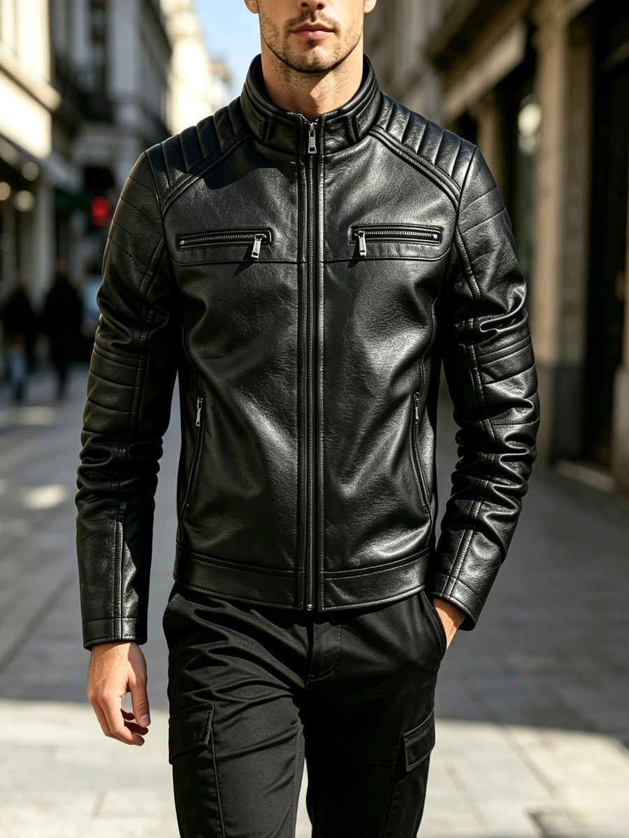 Veste, à revers, fermeture éclair et boutonnage, photo 16