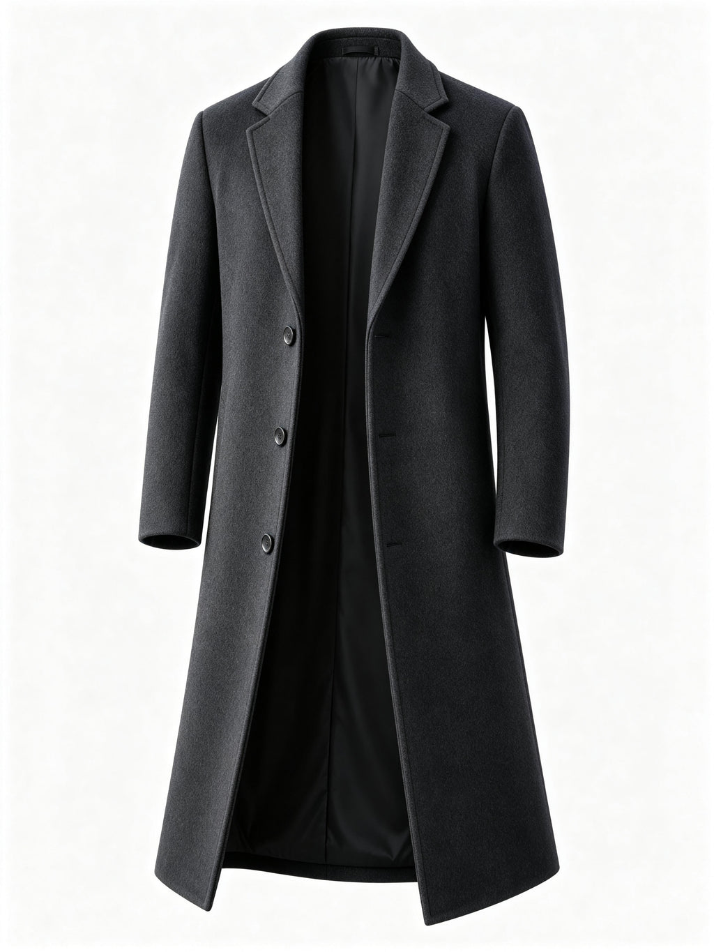 Trench pour homme, à revers, couleur marine