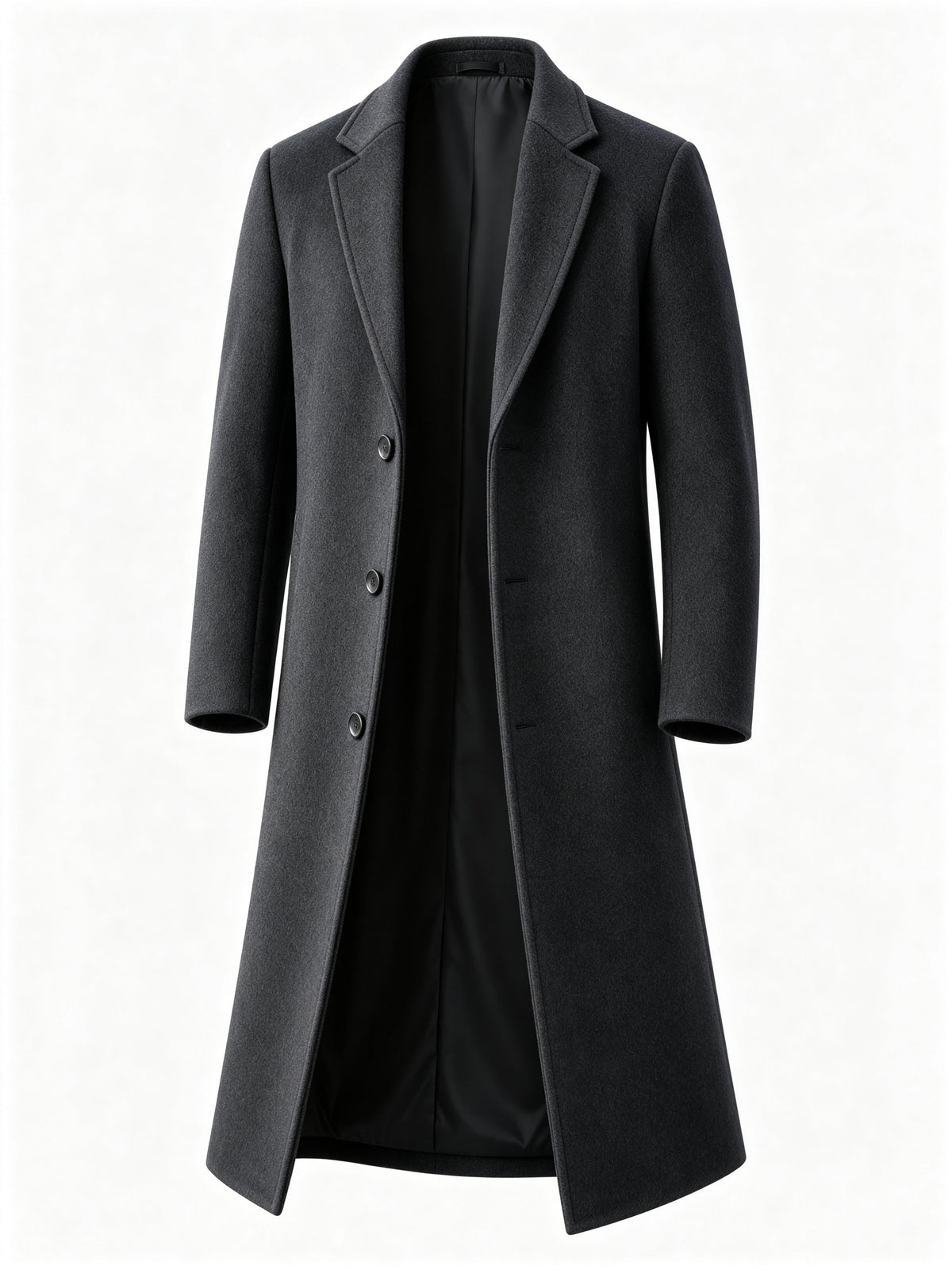 Trench pour homme, à revers, couleur marine