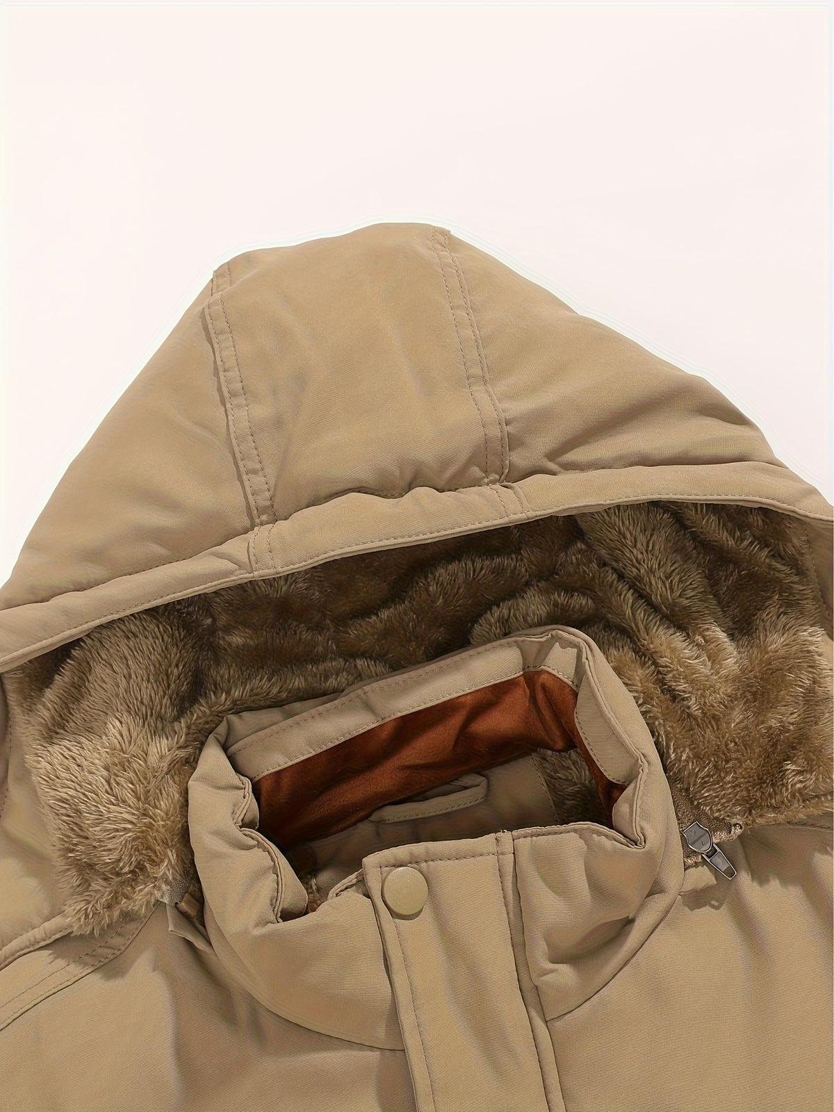 Veste long pour homme, coupe-vent, à capuche