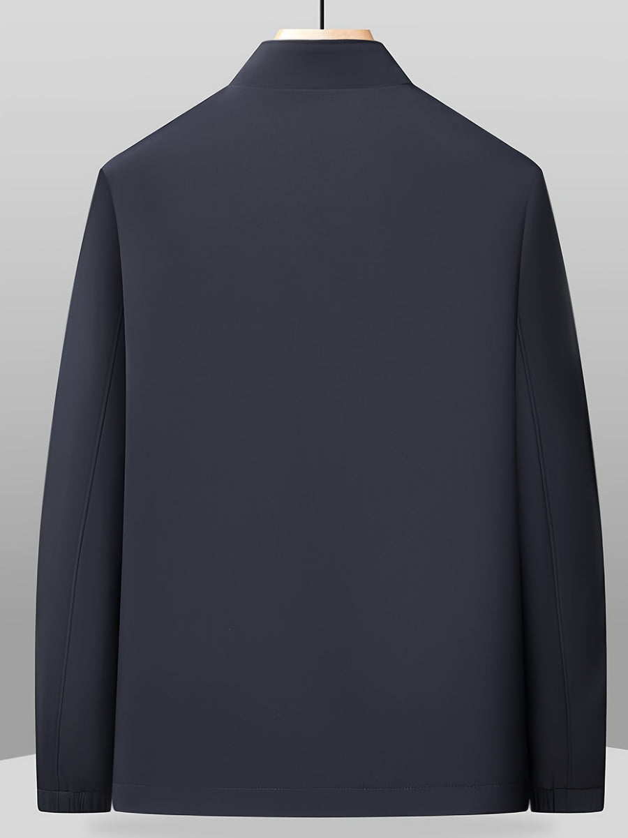 Veste, à col montant, jd1008 xing - 406 noir, détail du vêtement