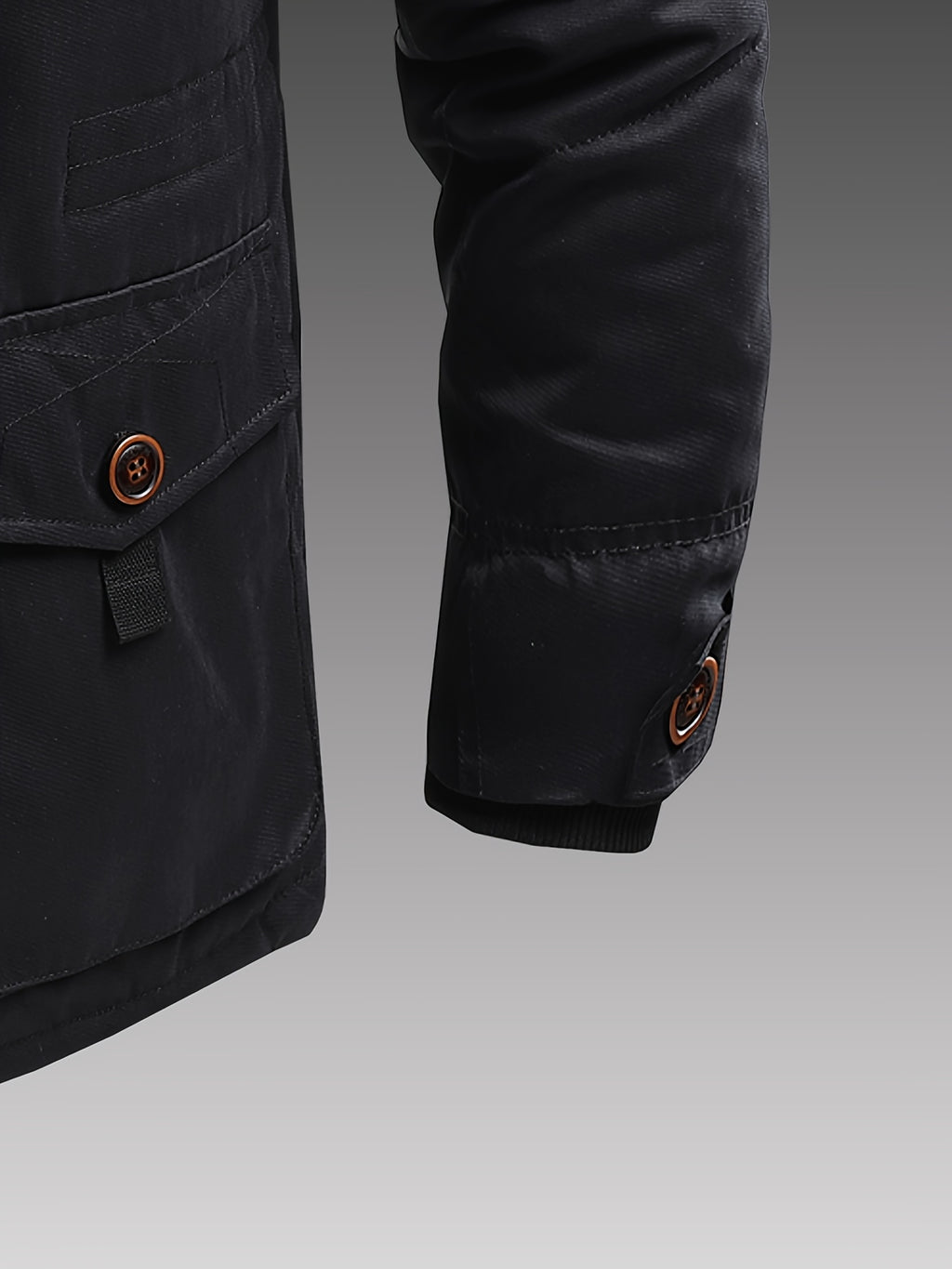 Veste pour homme, velours côtelé, à capuche, café