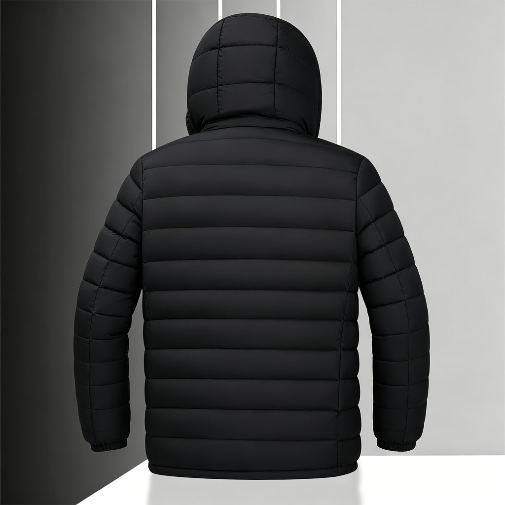 Veste matelassée pour homme, imperméable, à capuche