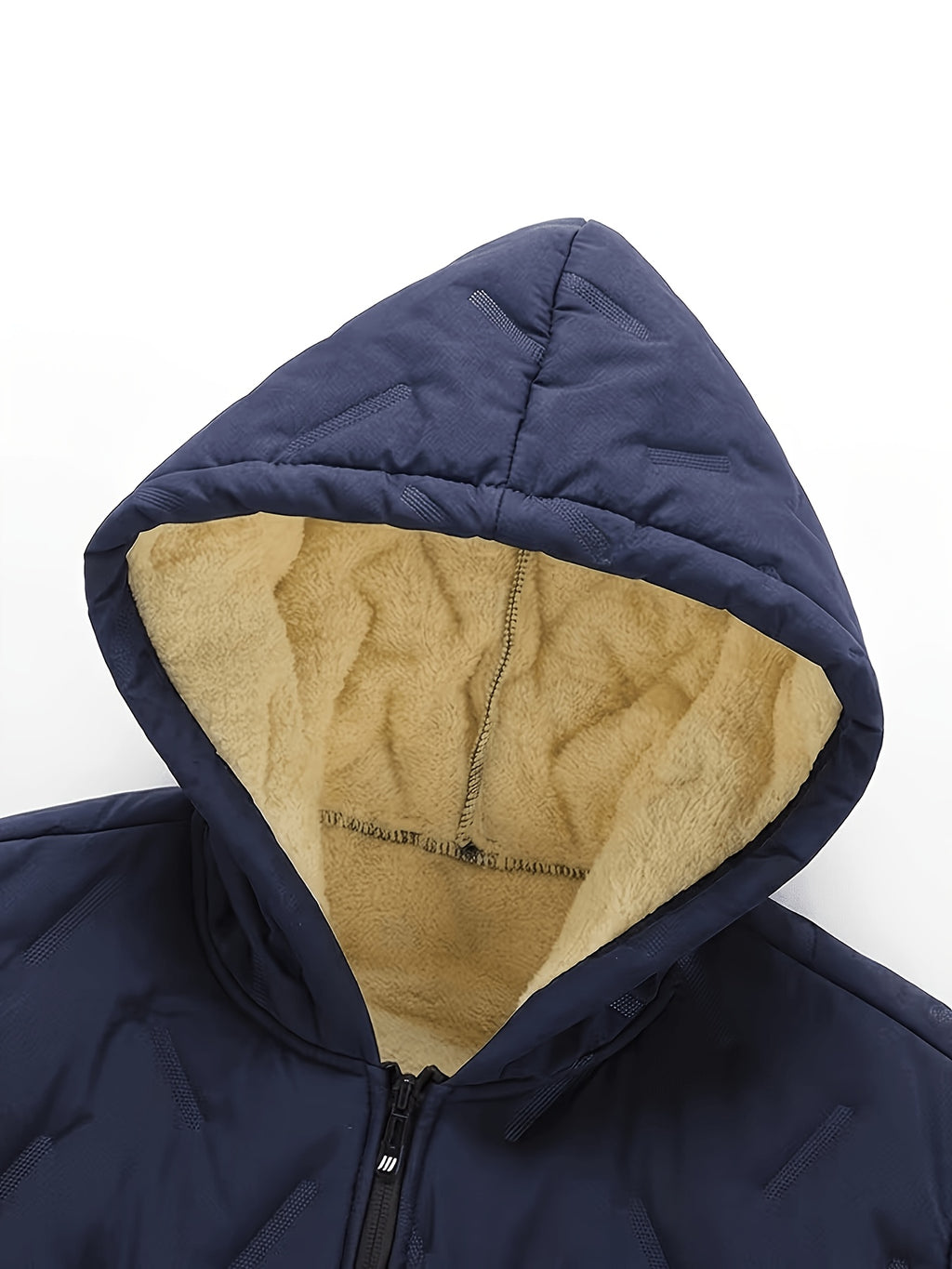 Veste matelassée pour homme, coupe-vent, à capuche, café