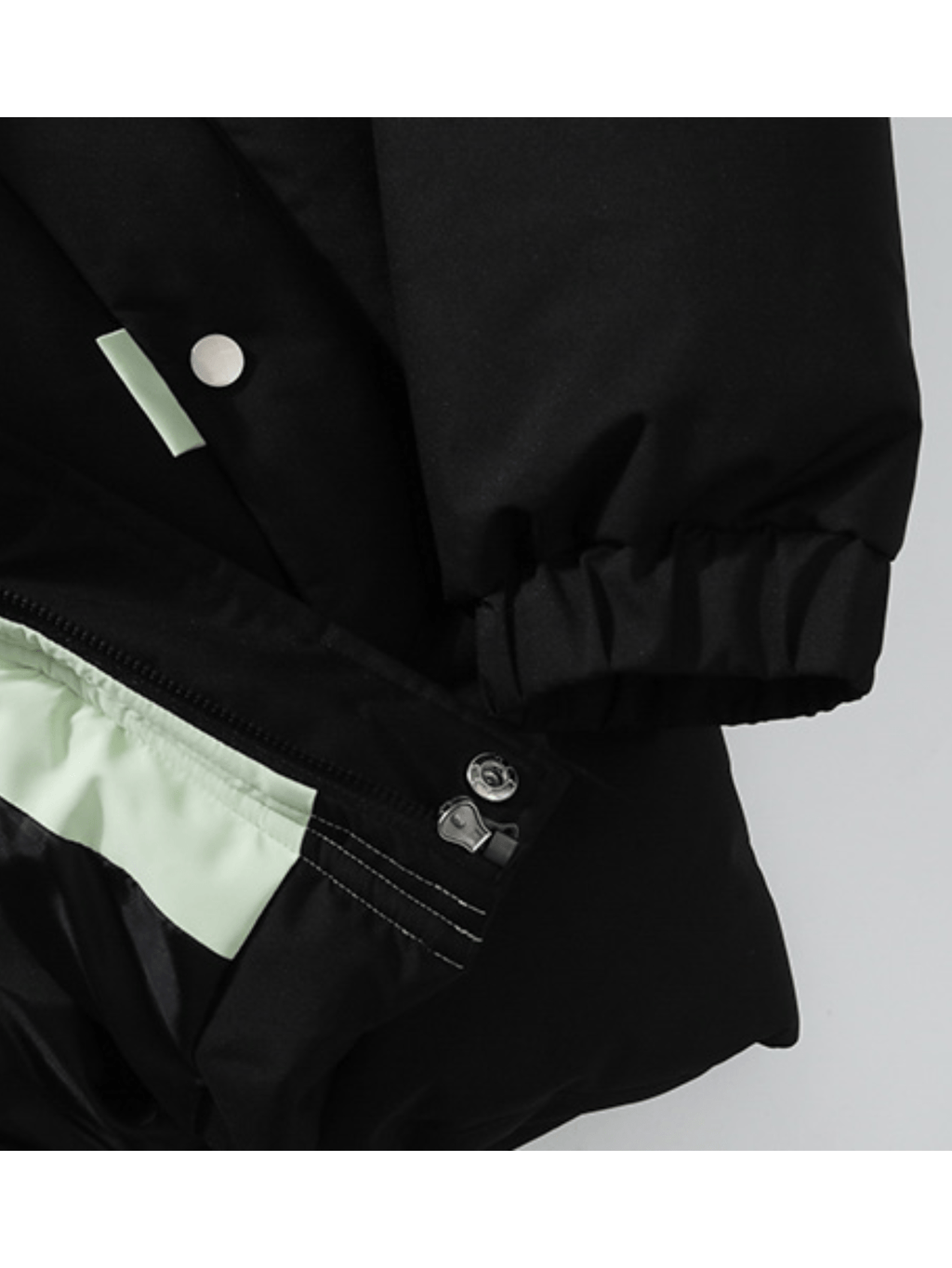 Veste matelassée pour homme, à capuche, noir