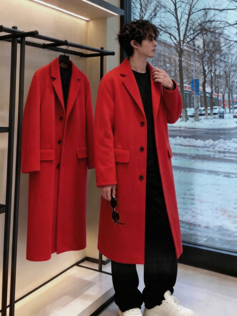 Trench pour homme, à revers, modele 8