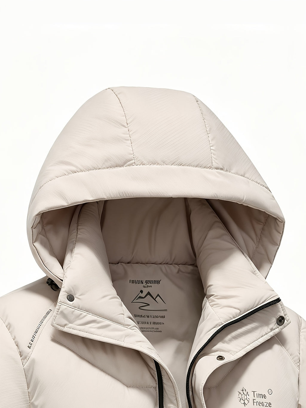 Veste matelassée pour homme, coupe-vent, à capuche, rouge brique