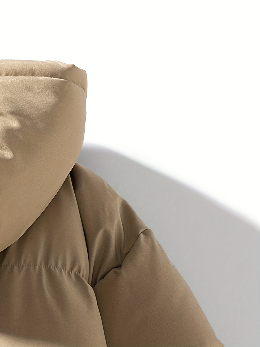 Veste pour homme, à capuche, beige