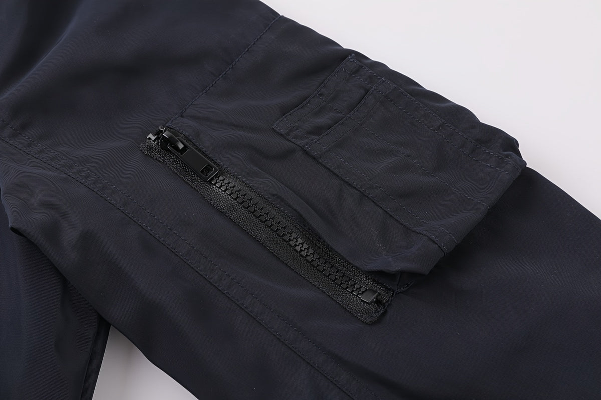 Veste pour homme, à col montant, kaki