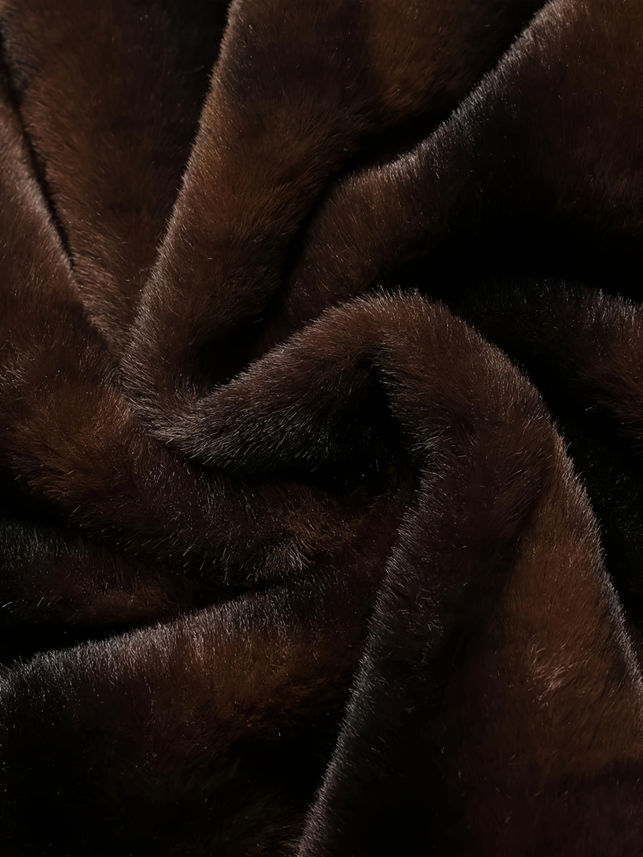 Veste longue, à col montant, noir, photo 12