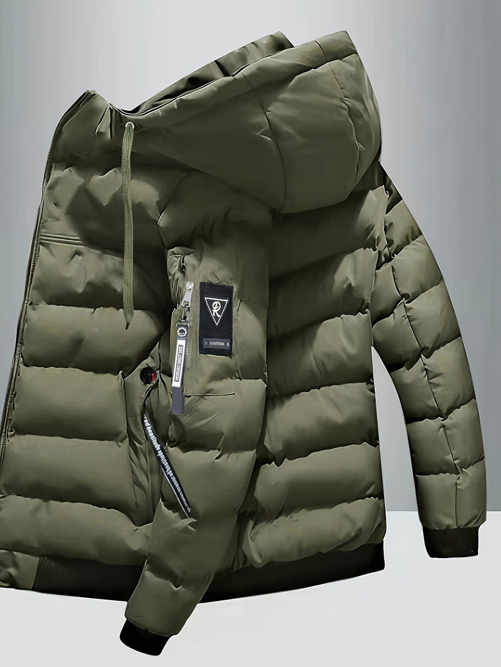 Veste pour homme, grandes tailles, à capuche, bleu marine