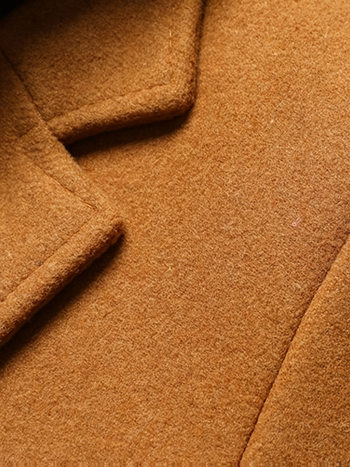 Manteau trench en velours pour homme, 30 % laine, capuche amovible