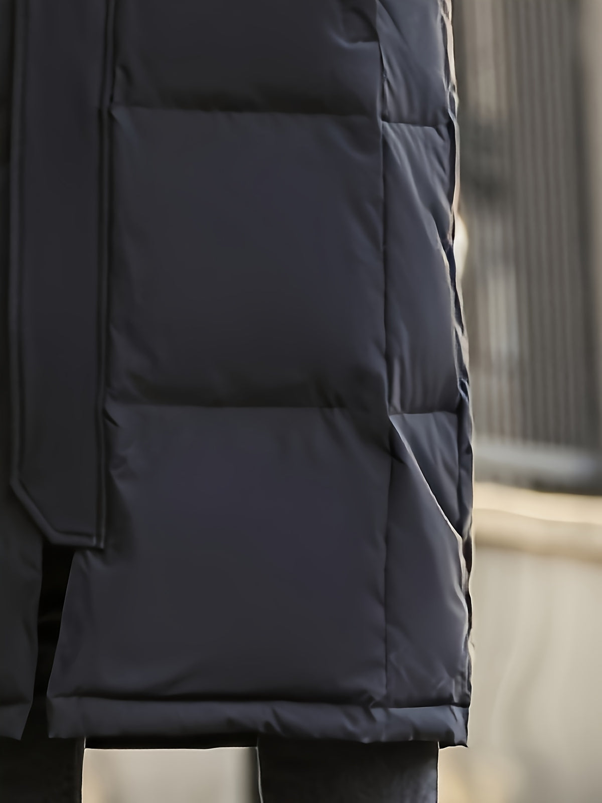 Manteau matelassé pour homme, à capuche, modele 4