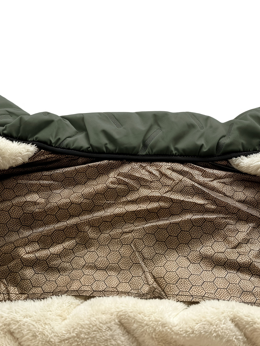 Parka long pour homme, polaire, à col montant