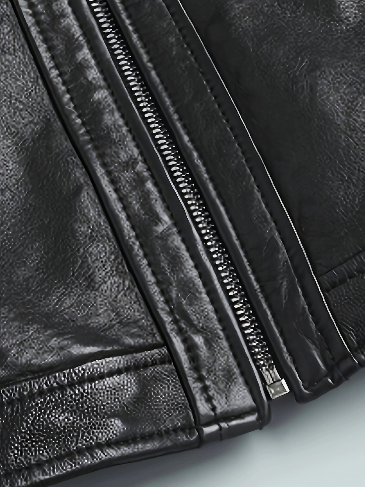 Veste long pour homme, à col montant
