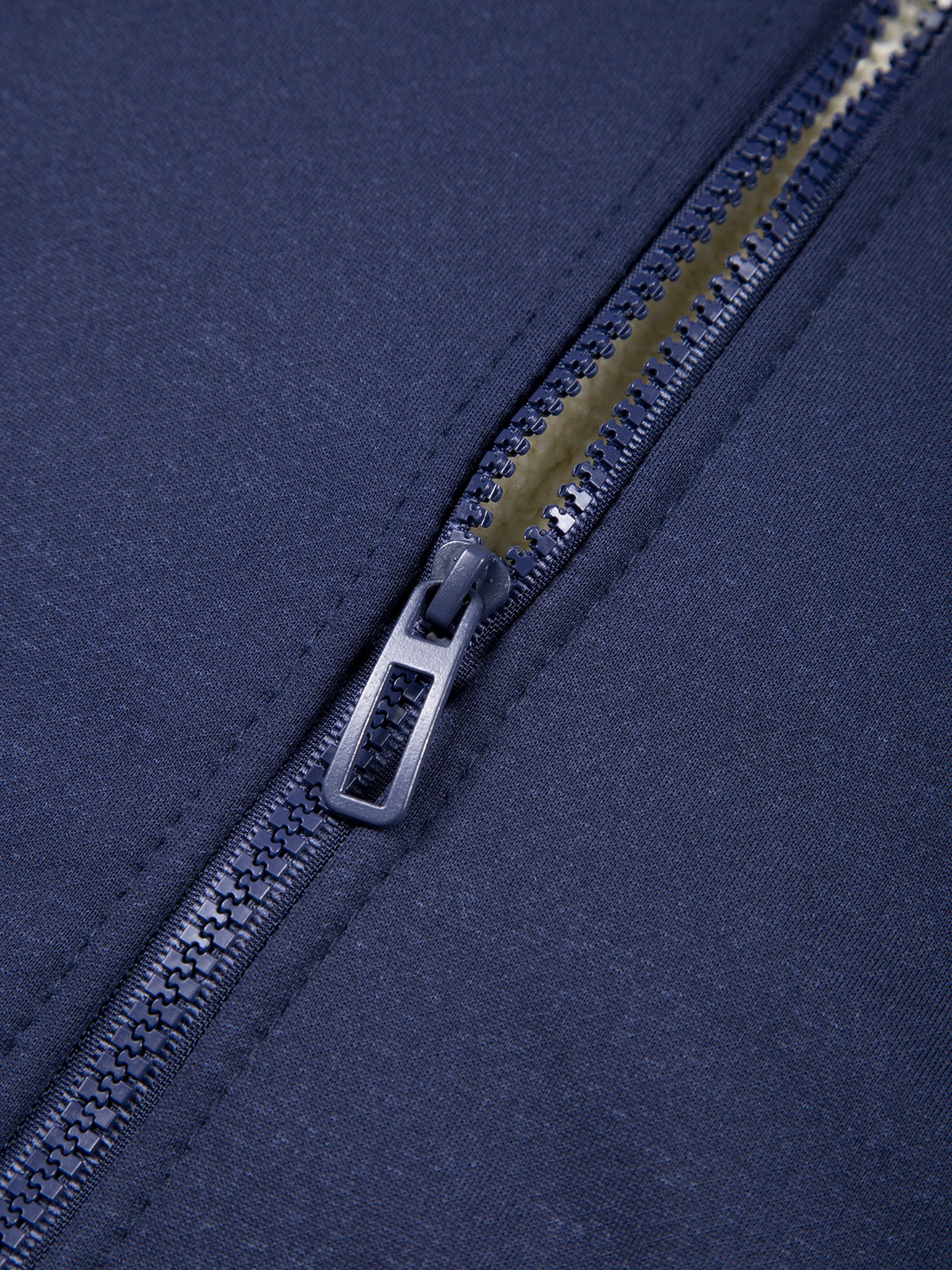 Veste pour homme, polaire, à col montant, noir