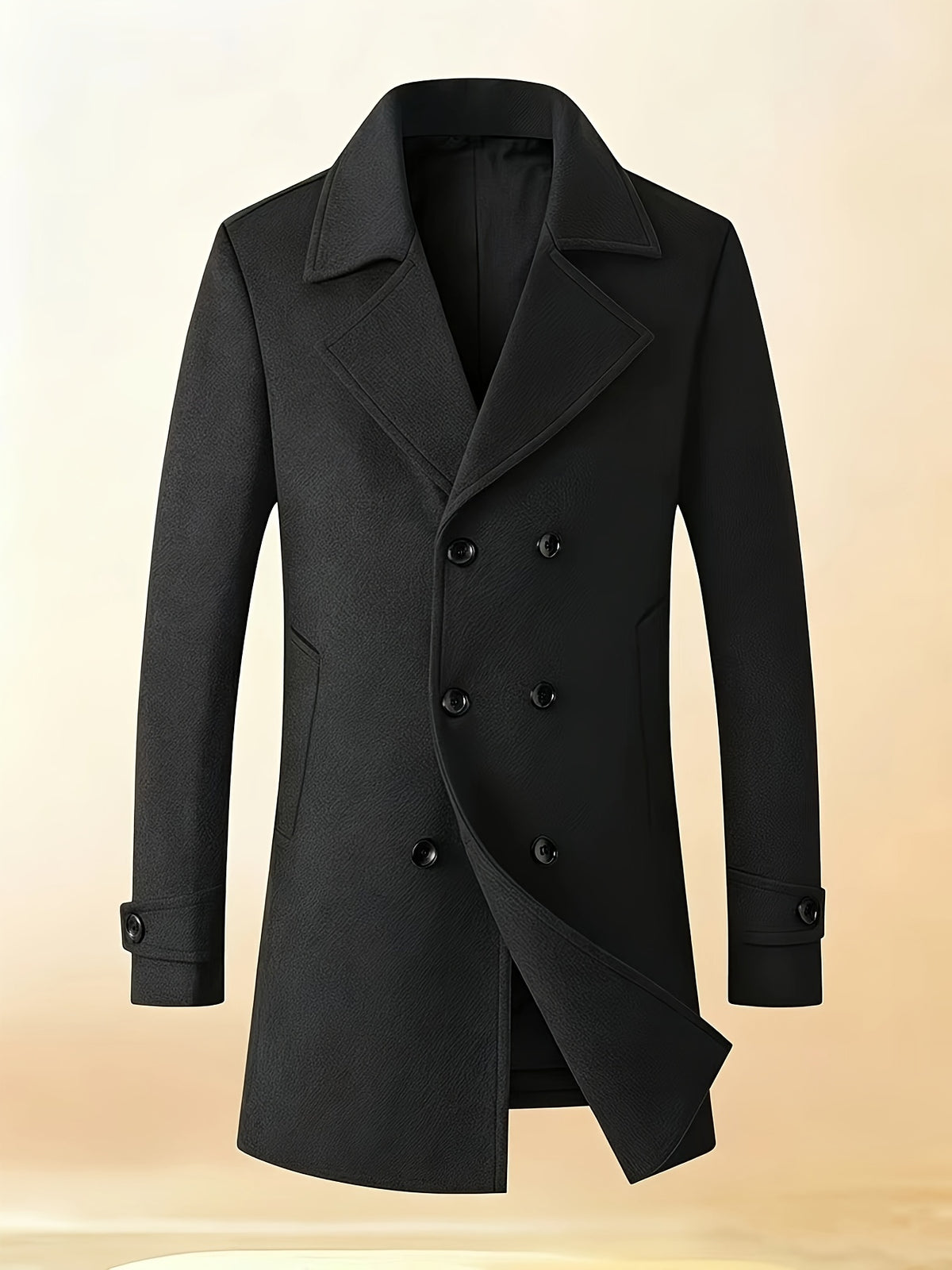 Trench pour homme, à revers, modele 2