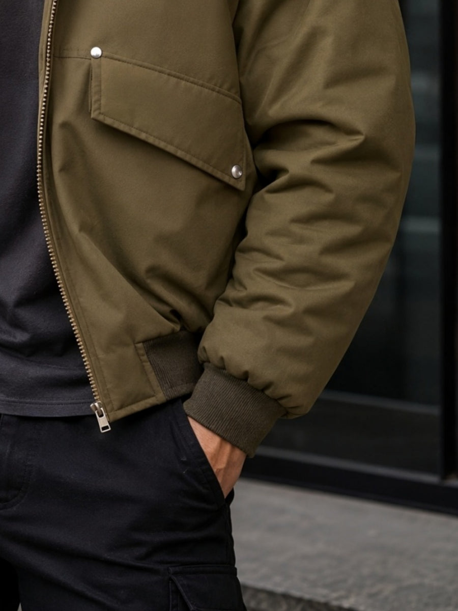 Veste matelassée, à capuche, jaune, photo 25